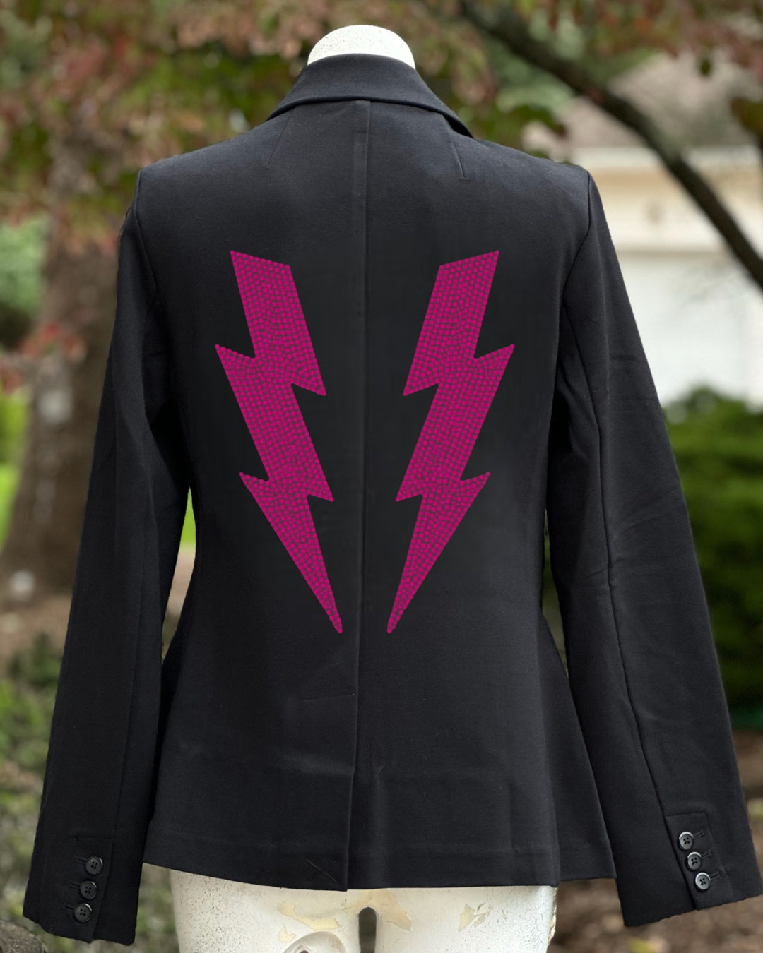 Lightning Bolt Blazer- Pink