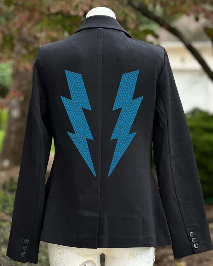 Lightning Bolt Blazer- Blue