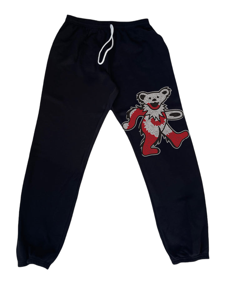 Dancing Bear Sweatpants- Red