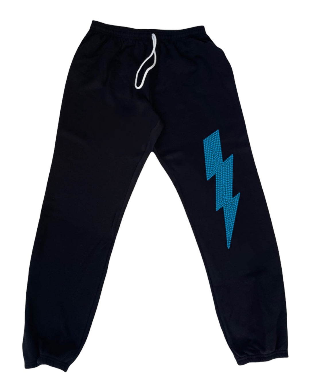 Lightning Bolt Sweatpants- Blue