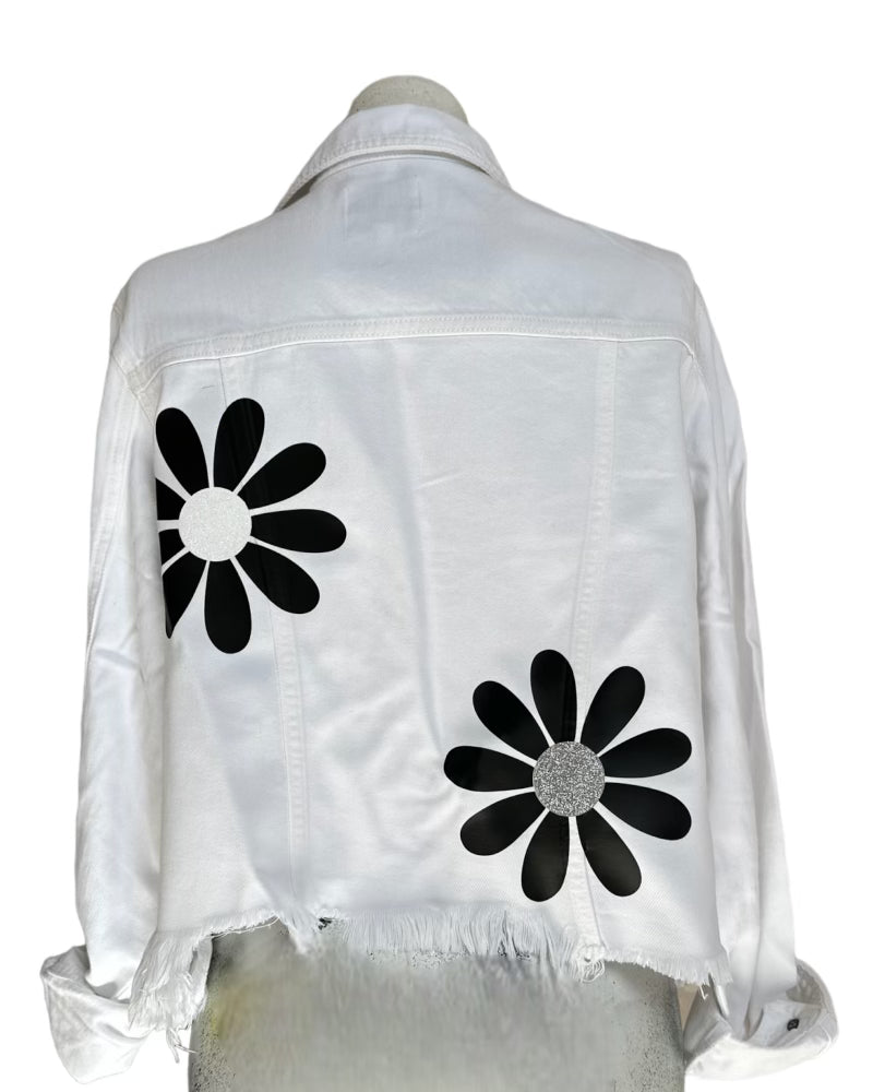 Flower Power Jean Jacket