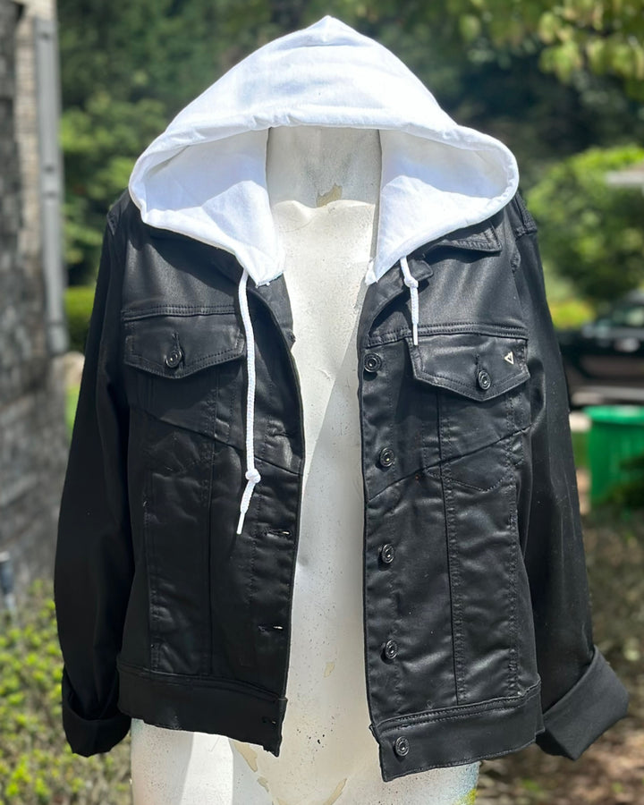 Reworked Patched Coated Jacket