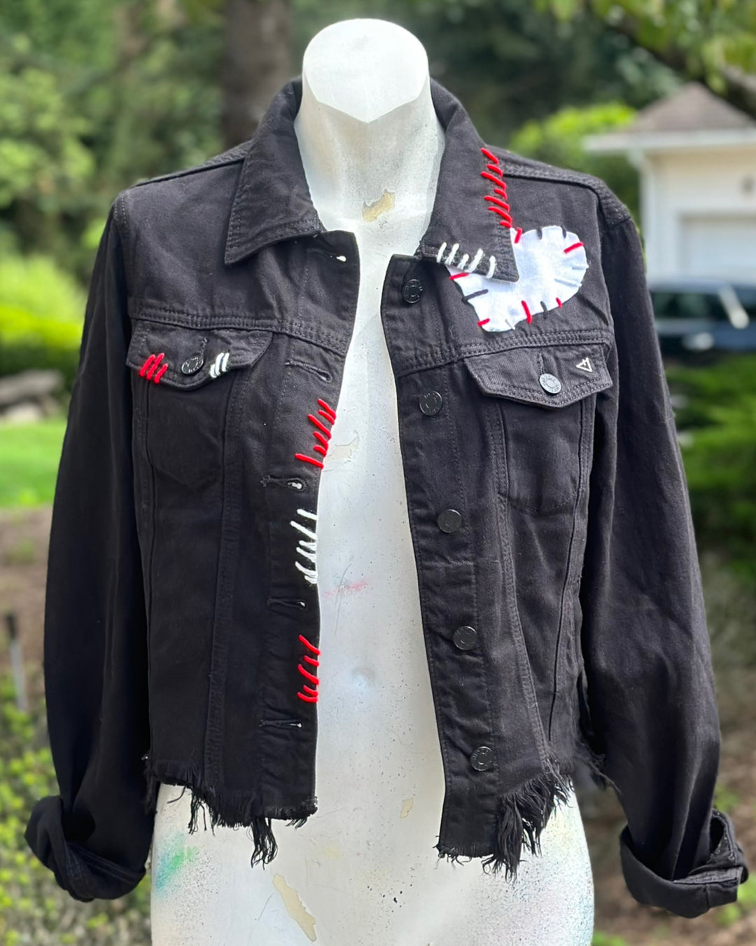 Embroidery Reworked Patched Jacket