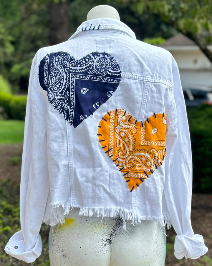 Embroidery Reworked Patched Jacket