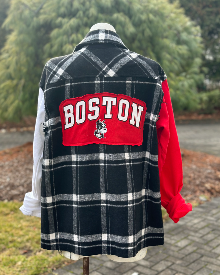 Boston University Reworked Patched Shacket