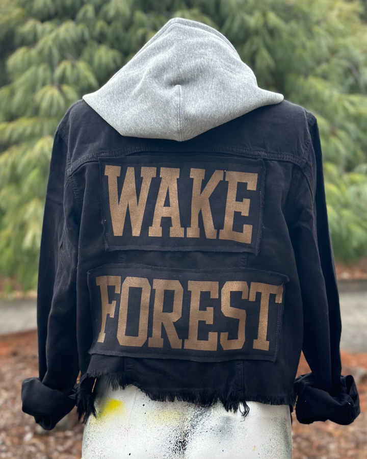 Wake Forest Patched Jean Jacket