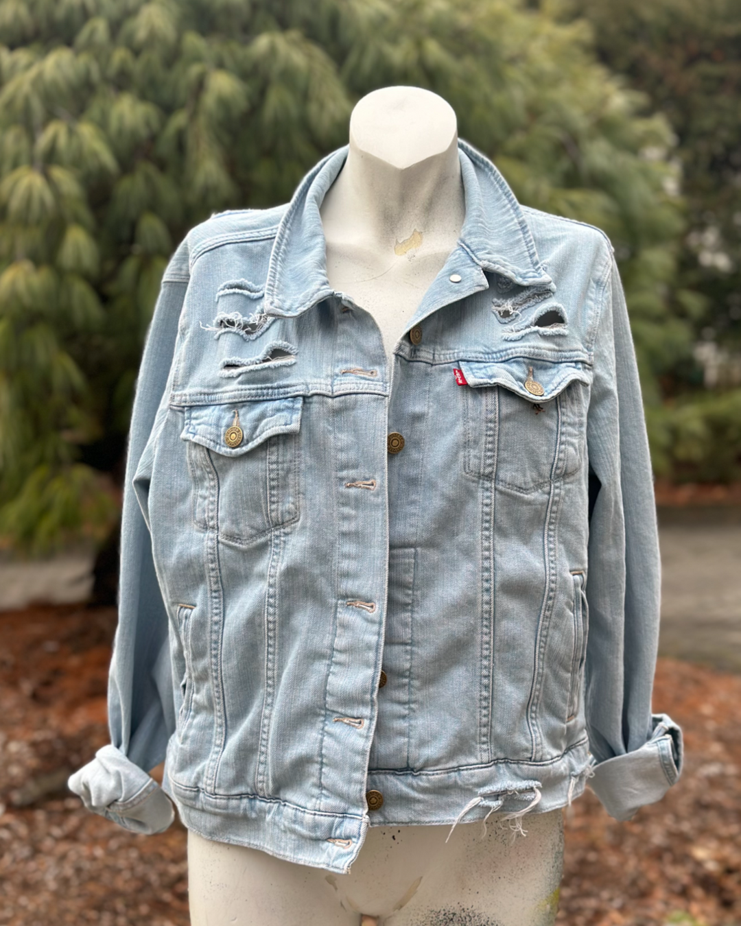 JMU Patched Jean Jacket