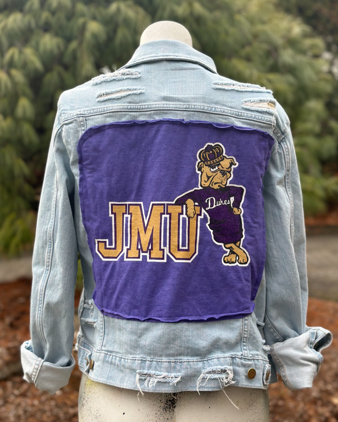 JMU Patched Jean Jacket