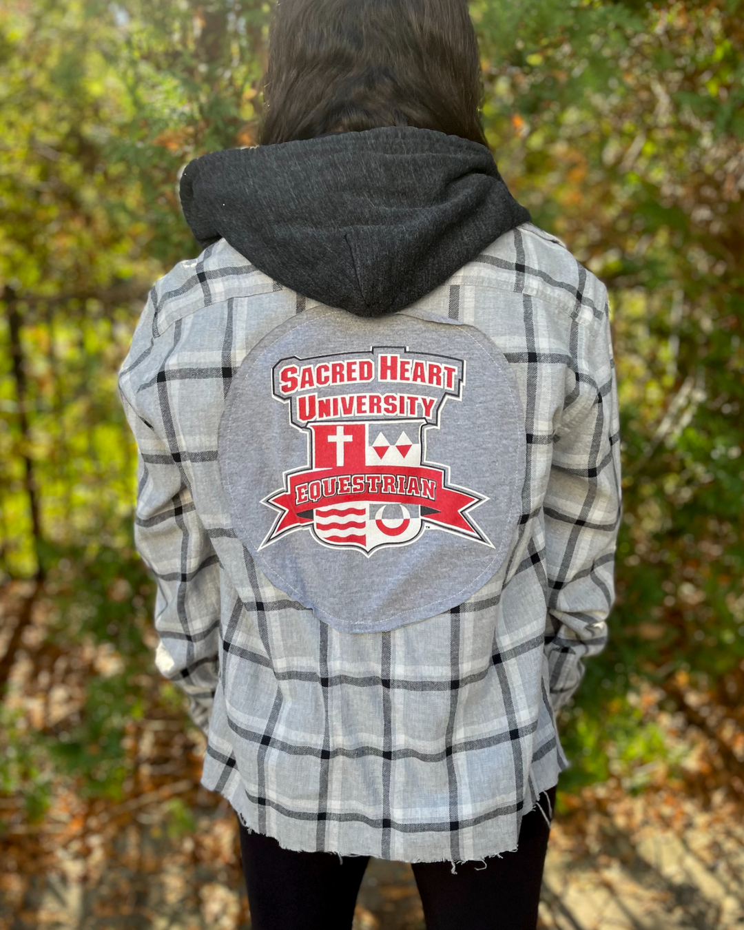 Sacred Heart Patched Flannel