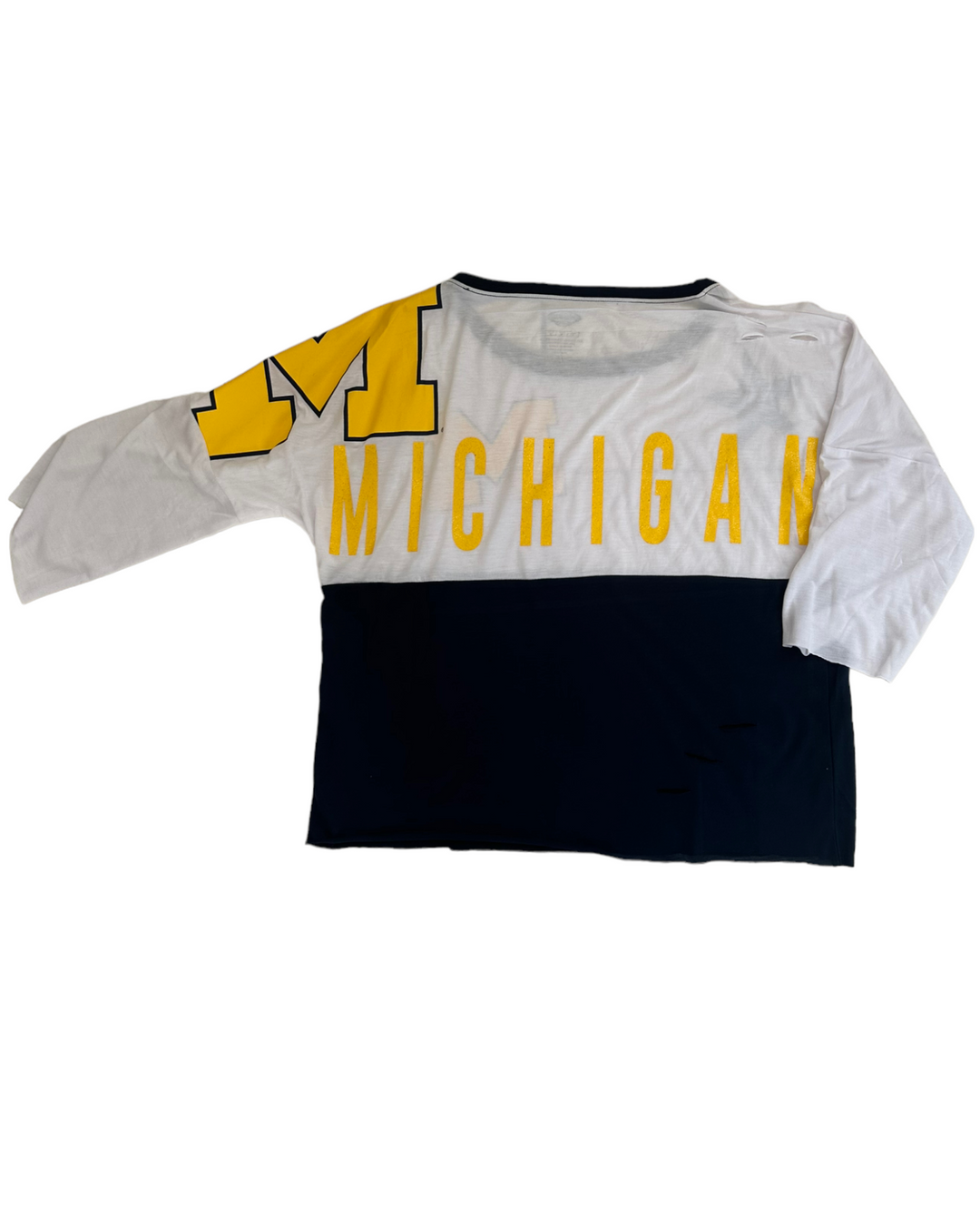 Michigan Vintage Reworked 3/4 Sleeve