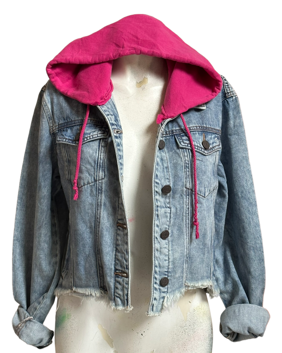 Joe Cool Patched Jean Jacket