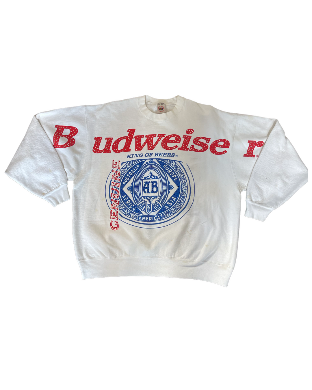 Budweiser Vintage Rhinestone Sweatshirt