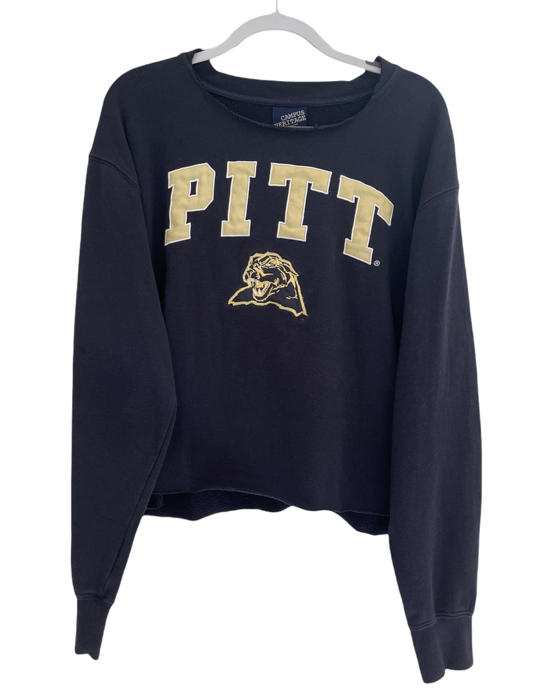 Pittsburgh Vintage Cropped Sweatshirt