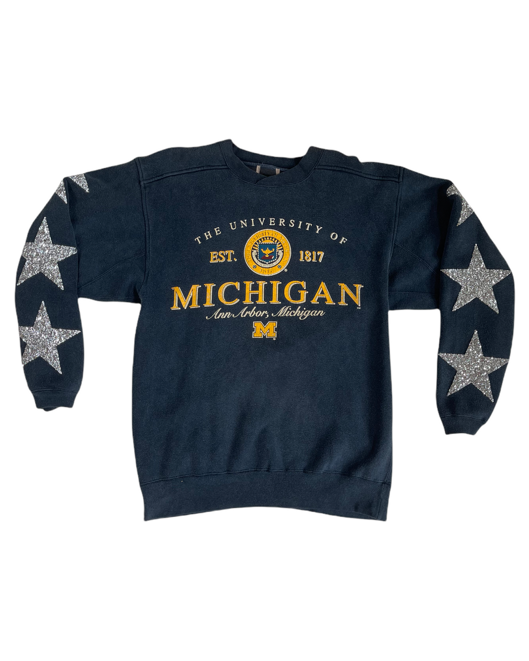 Michigan Vintage Star Patch Sweatshirt