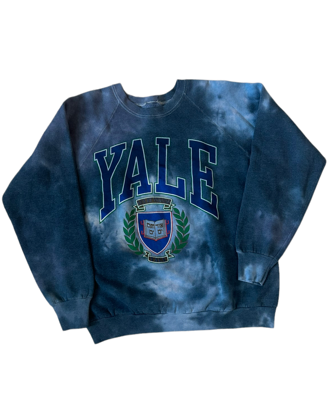 Yale Vintage Reworked Dyed Sweatshirt Roadie Couture