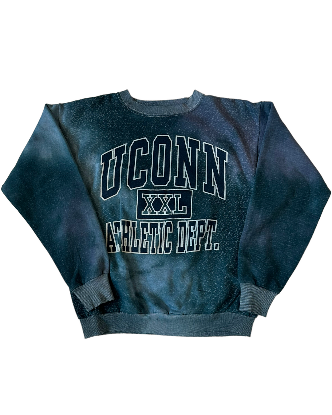 UConn Vintage Reworked Dyed Sweatshirt