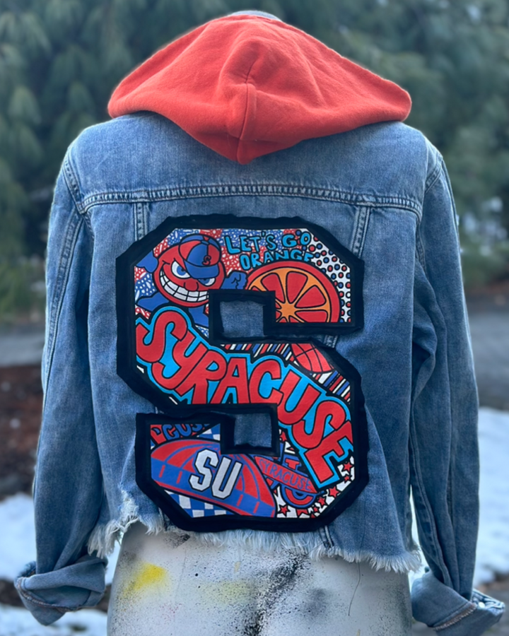 Syracuse Patched Jean Jacket