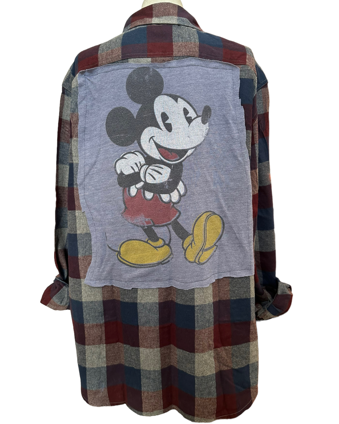 Mickey Patched Flannel