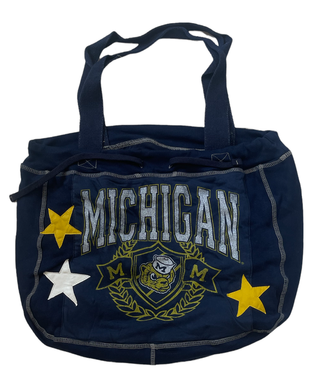 Patched Up Michigan Tote