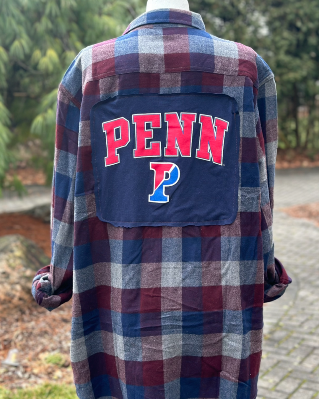 UPenn Reworked Patched Flannel