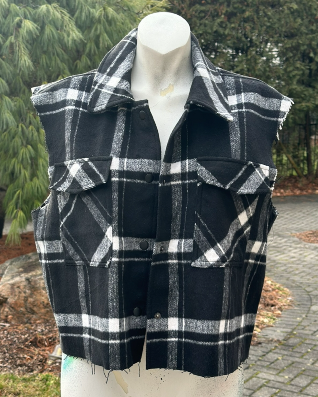 Tampa Patched Plushed Cutoff Flannel
