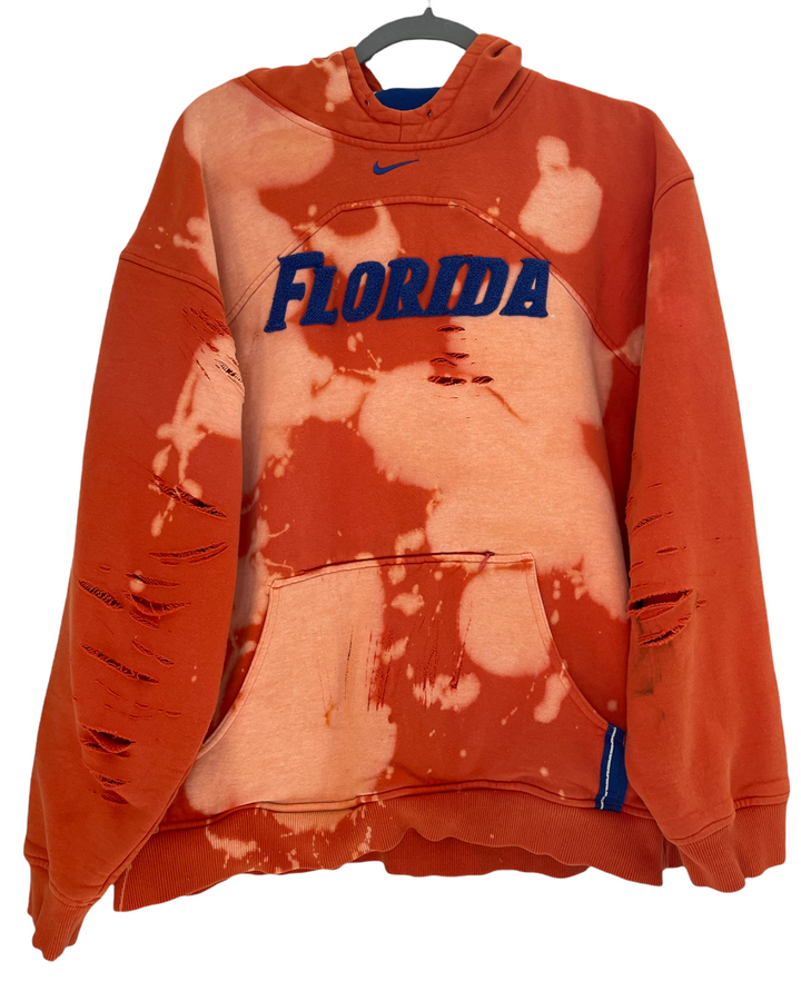 Florida Gators Vintage Sweatshirt With Cuts/Distress on Sleeves