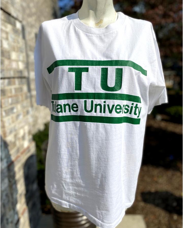 Tulane Vintage Cropped T-Shirt