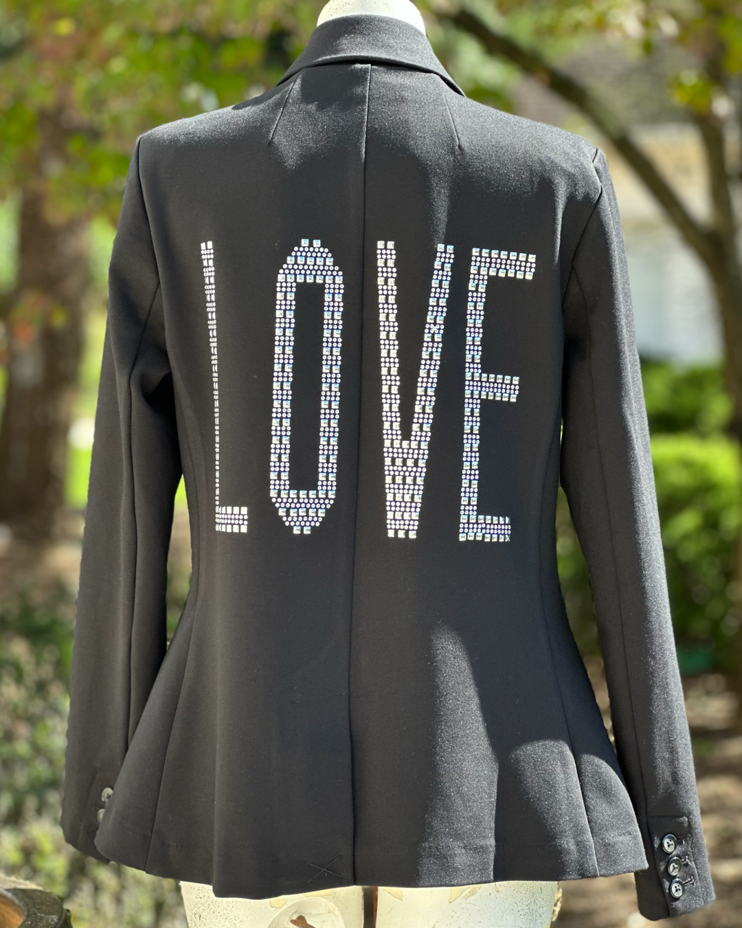 Rhinestone Love Blazer