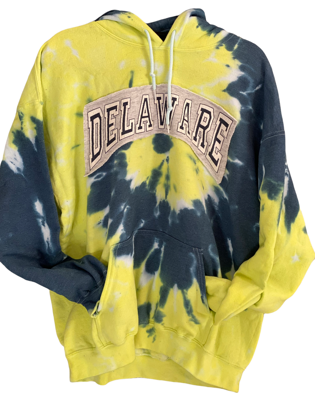 Delaware Tie Dye Patched Sweatshirt
