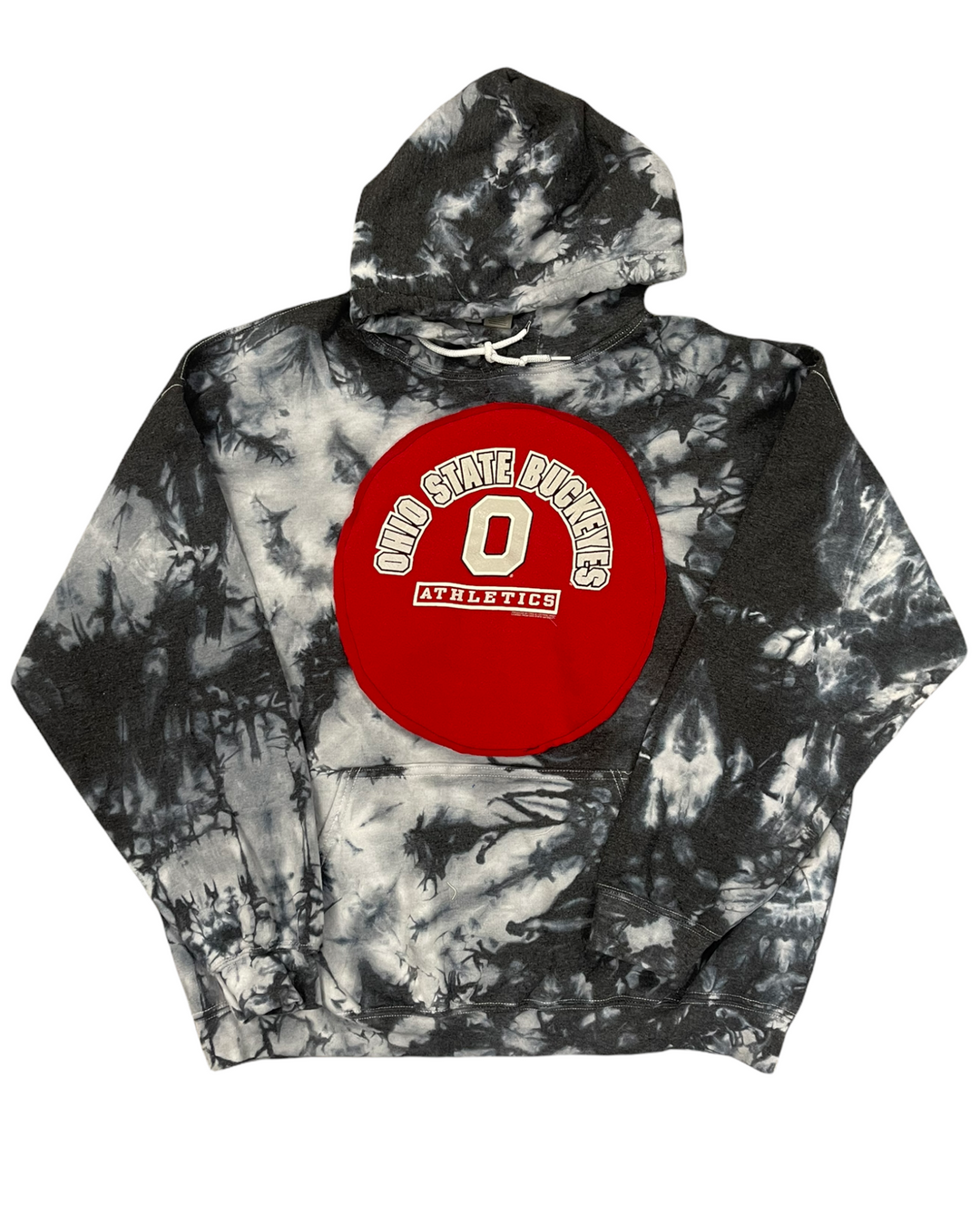 Ohio State Patched Tie Dye Sweatshirt