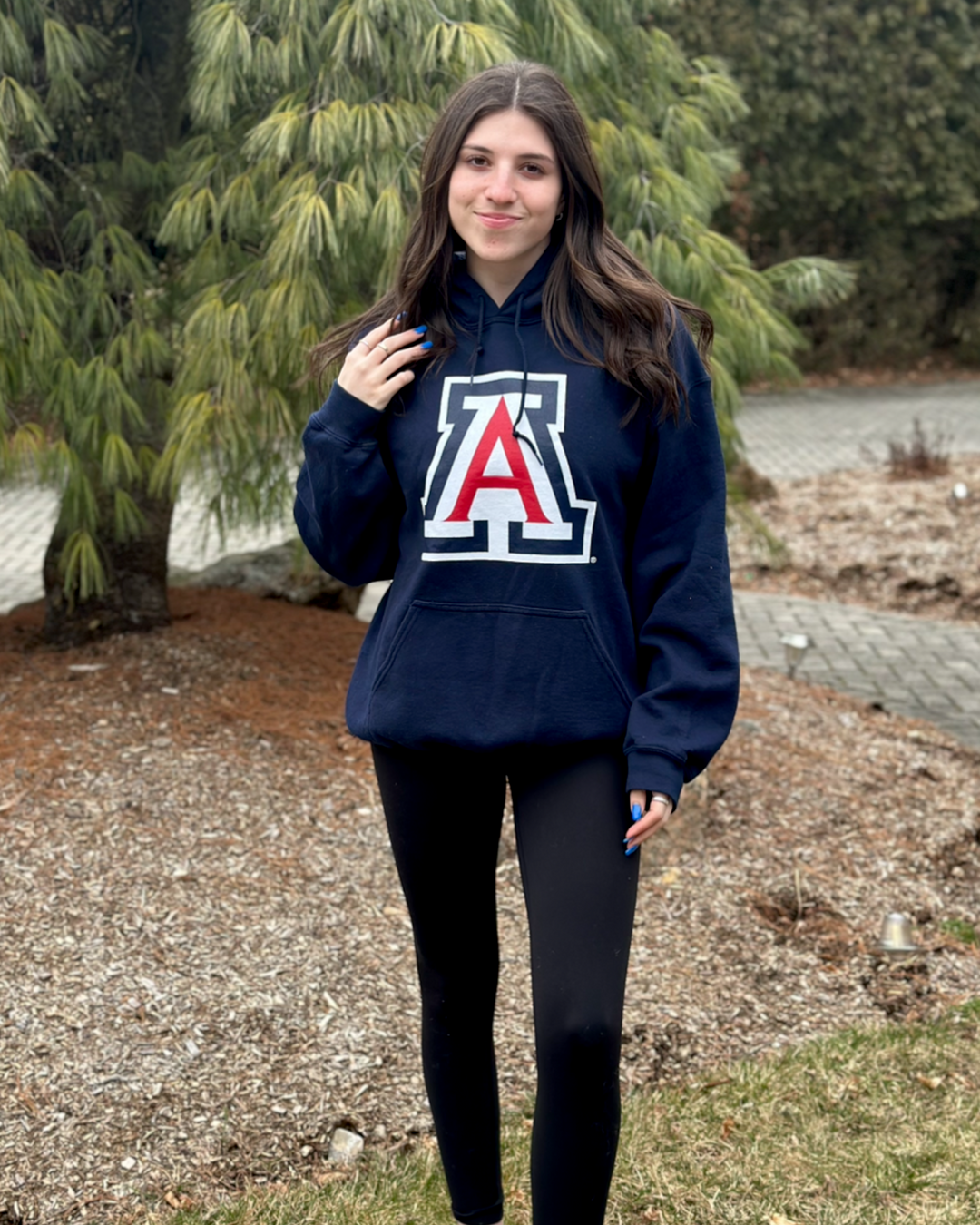 Double sales sided sweatshirt