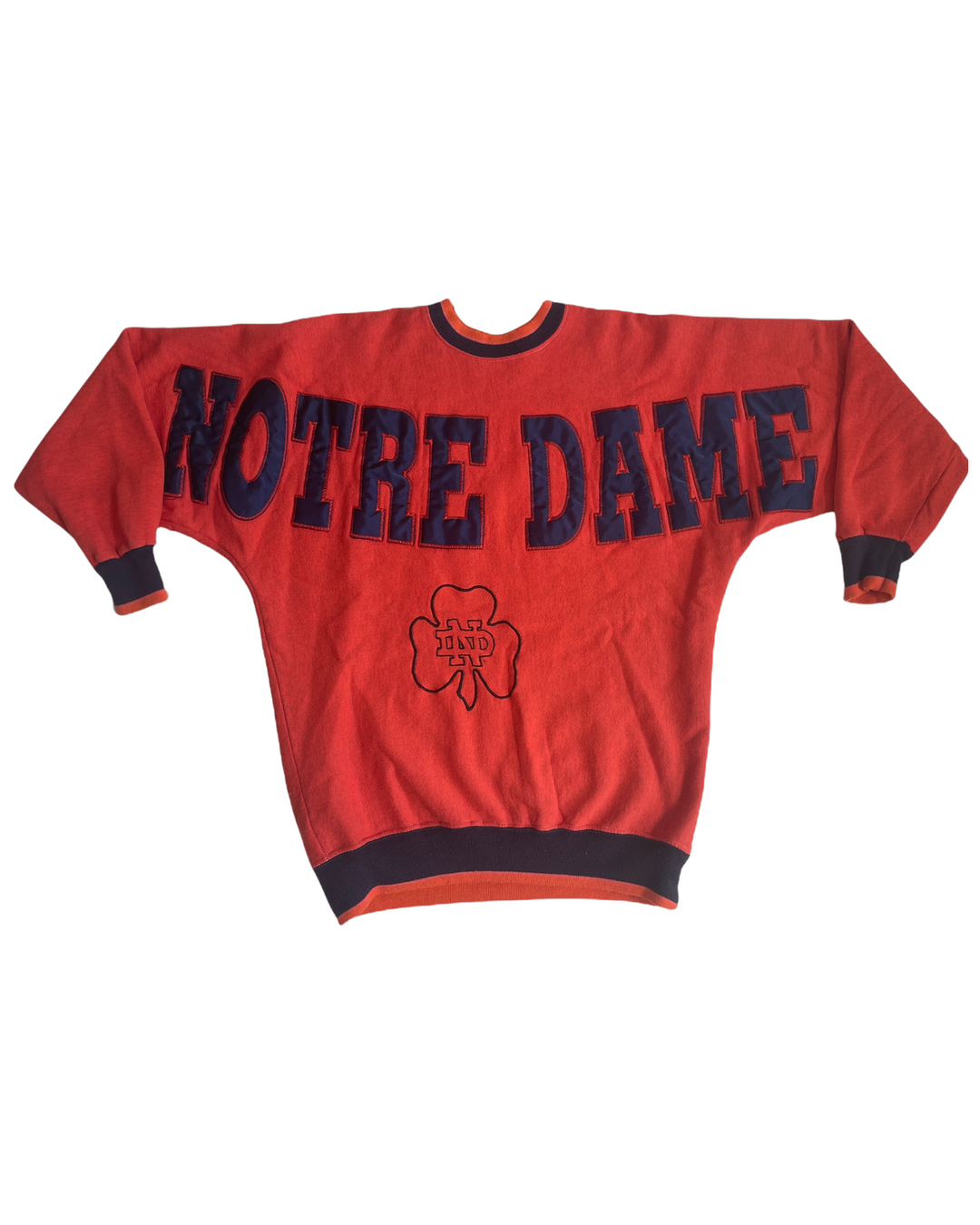 Norte Dame Vintage Spell Out Sweatshirt