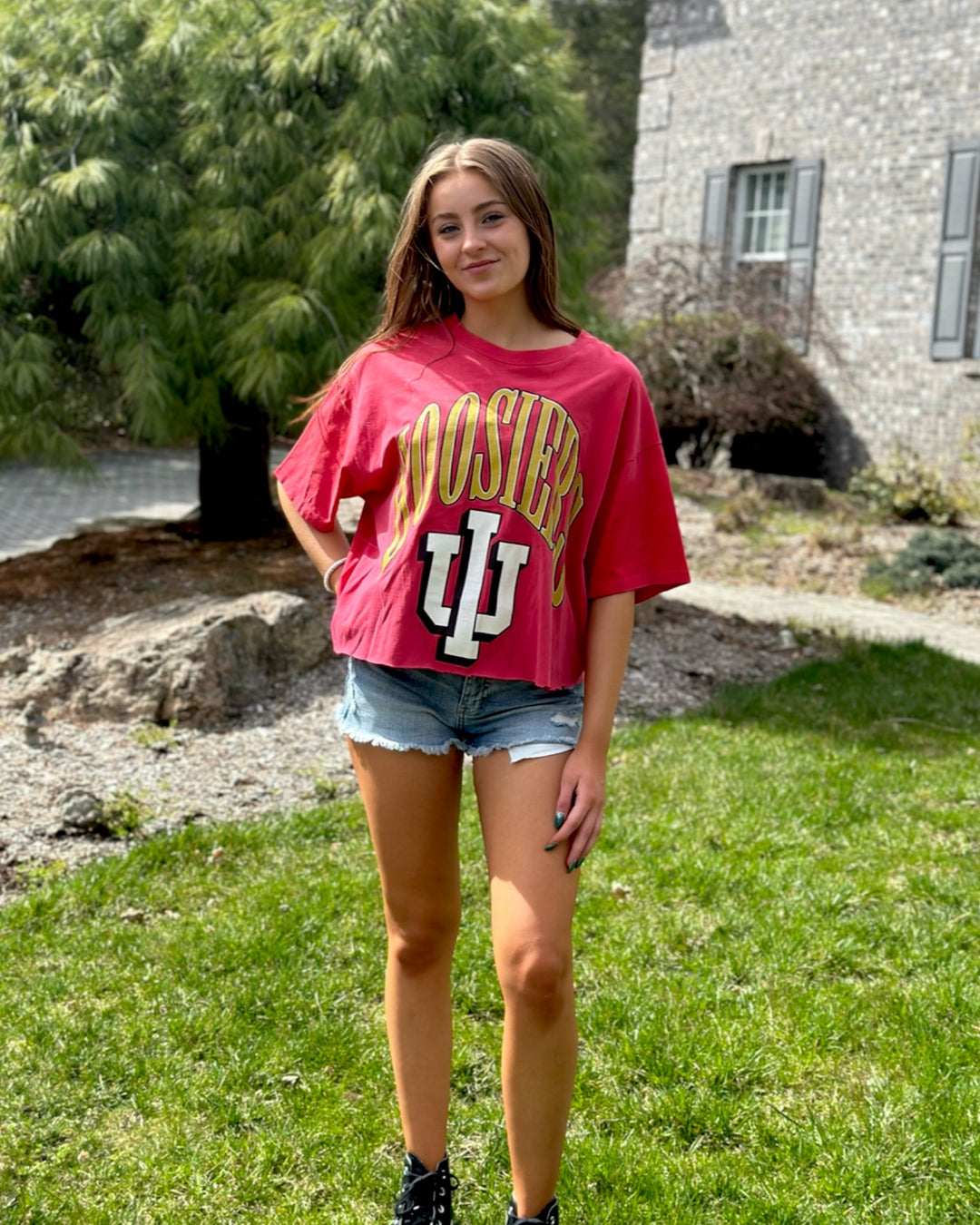 Indiana Vintage Cropped T-Shirt