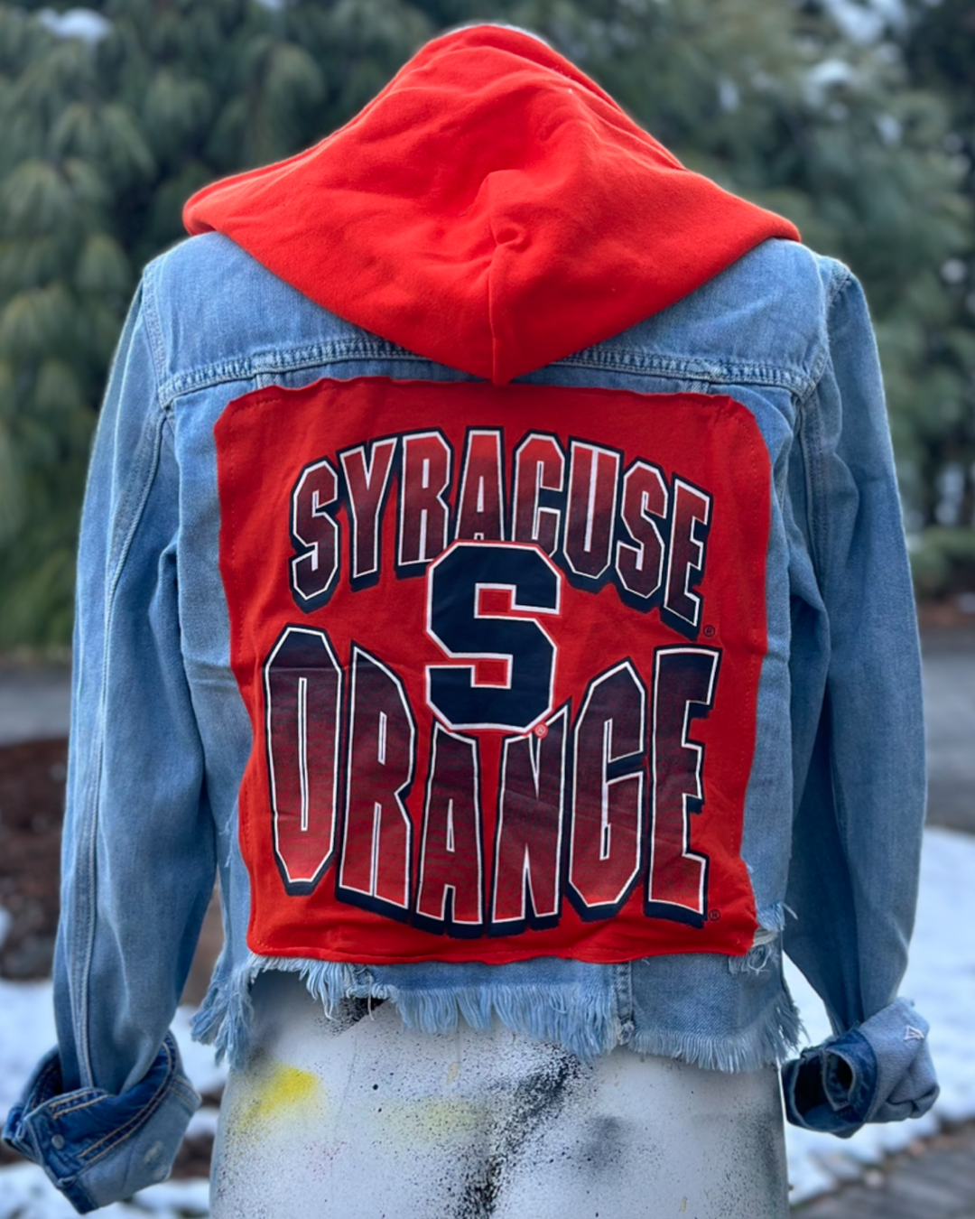 Syracuse Patched Jean Jacket