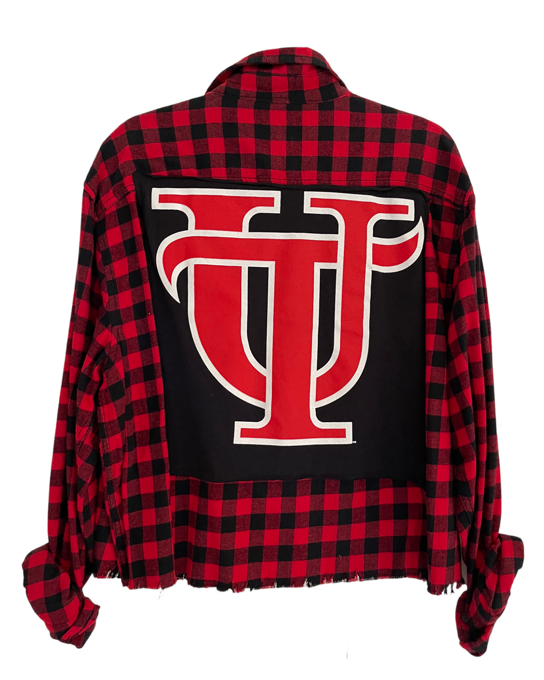 University Of Tampa Patched Flannel