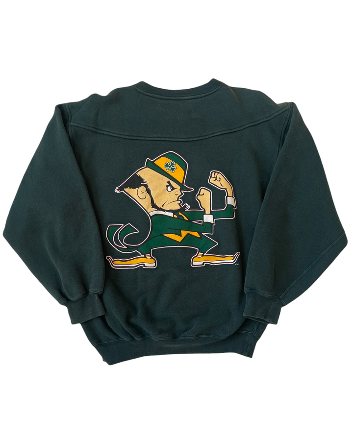 Notre Dame Vintage Double Side Graphic Sweatshirt
