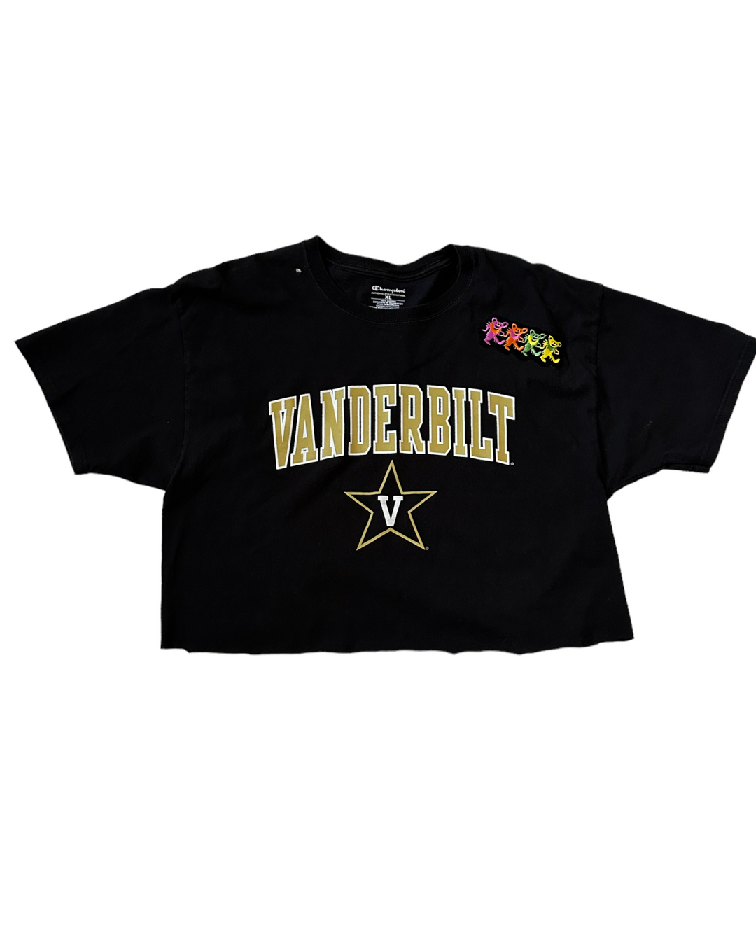 Vanderbilt Vintage Cropped Patched T-Shirt
