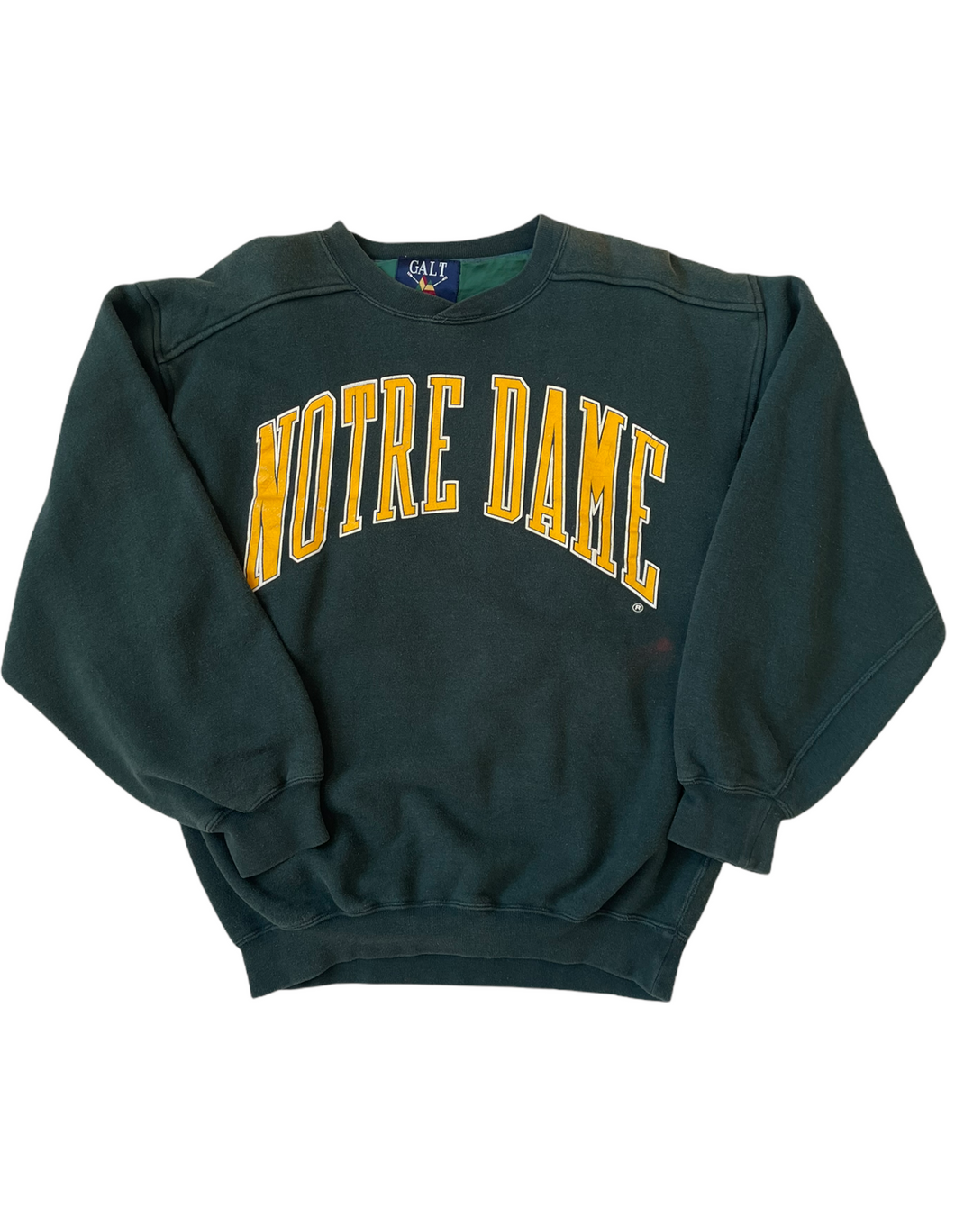 Notre Dame Vintage Double Side Graphic Sweatshirt