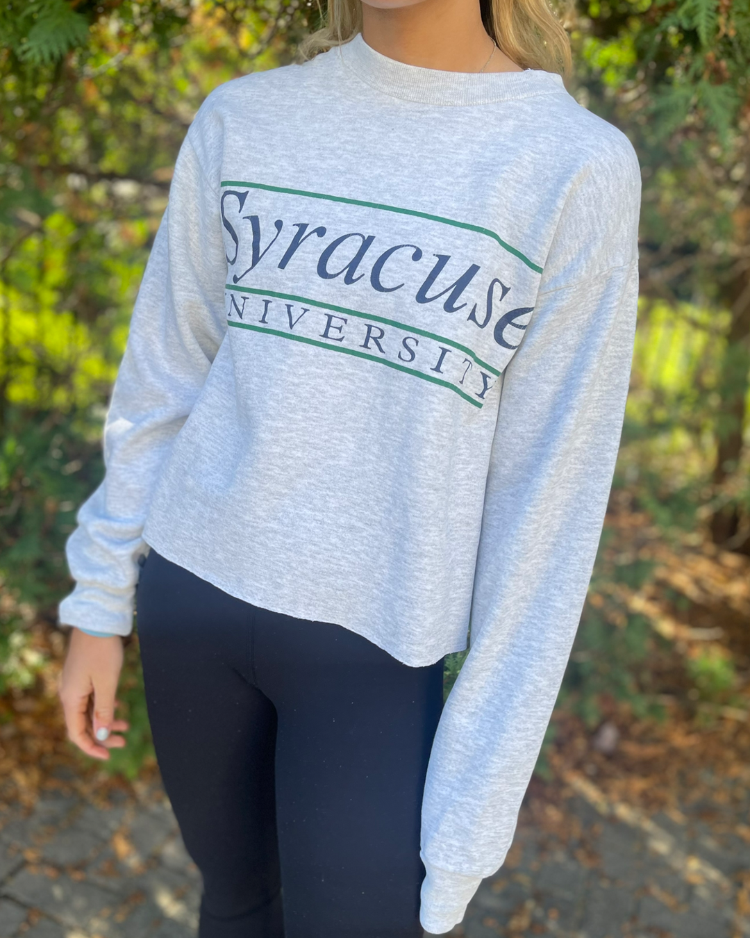 Syracuse Vintage Cropped Sweatshirt