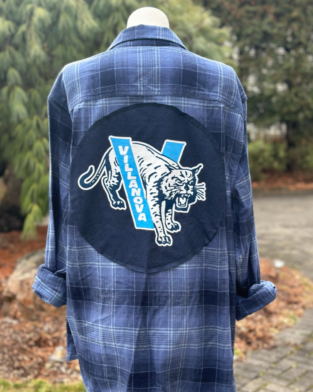 Villanova Reworked Patched Flannel