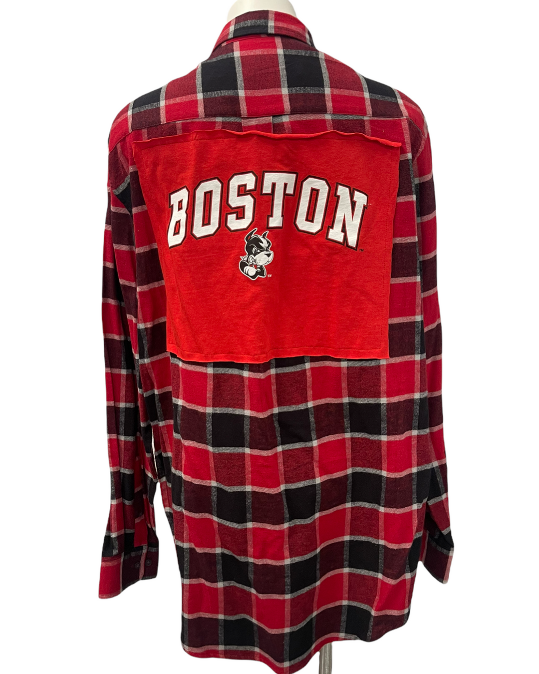 BU Patched Flannel