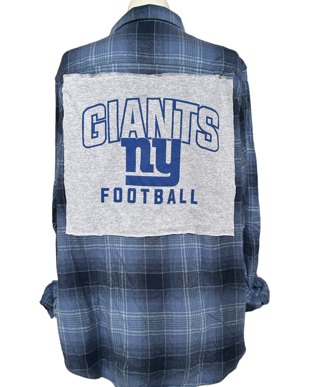 NY Giants Patched Flannel