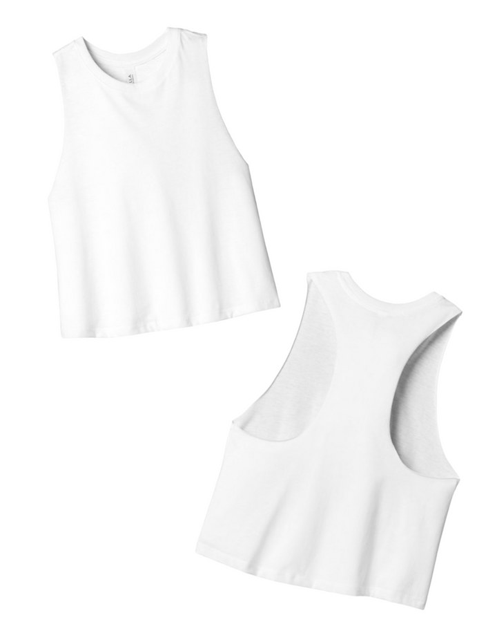 NYU Nailhead Custom Cropped Tank