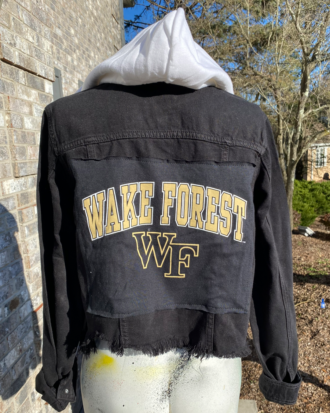 Wake Forest Patched Jean Jacket
