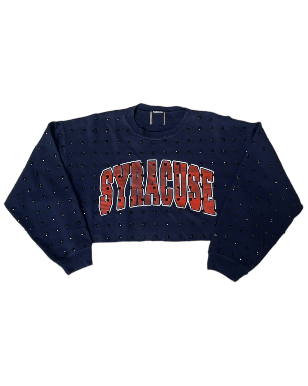 Syracuse Vintage Reworked Rhinestone Sweatshrit