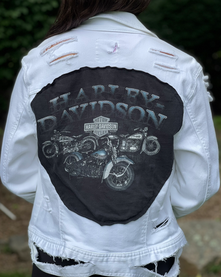 Vintage Harley Jean Jacket