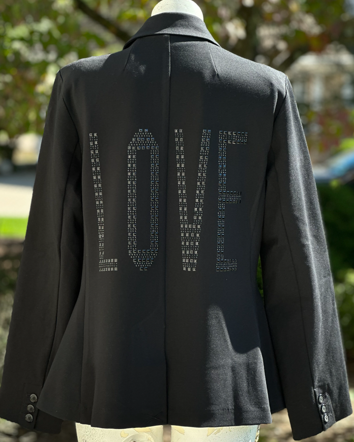 Rhinestone Love Blazer